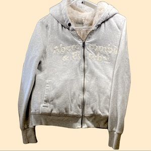 From Abercrombie & Fitch’s Soft A&F Collection. Girl’s Hoodie, Size Small.